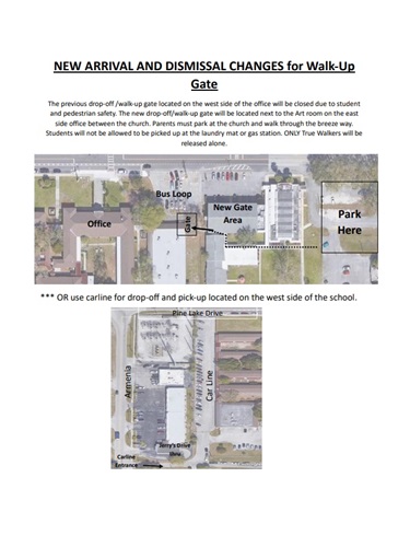  Arrival & Dismissal Information
